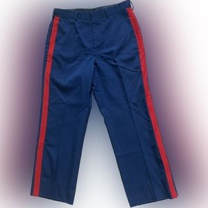 33R USMC Marine Corps Dark Blue/Blood Stripe Uniform Dress Pants